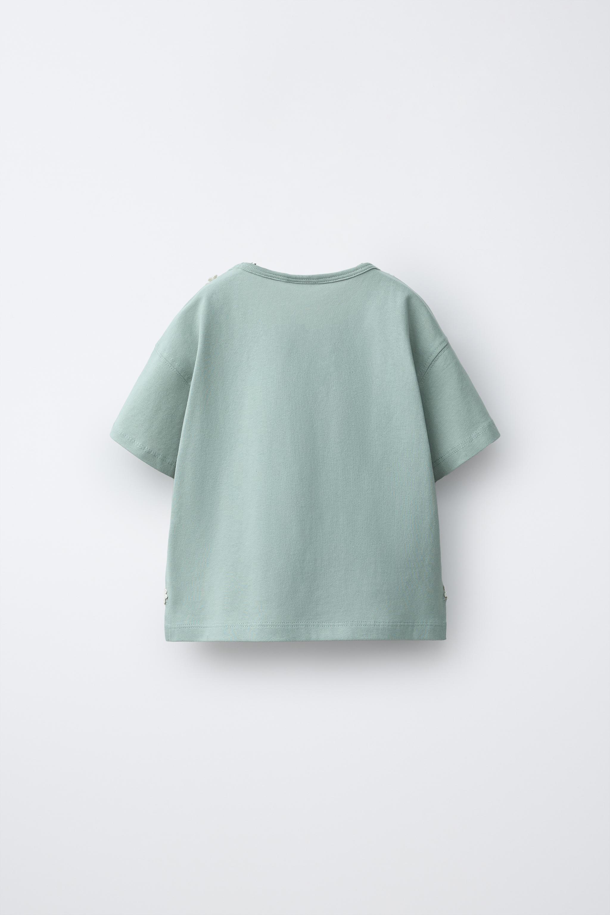 T-SHIRT MARGUERITES EN DENTELLE